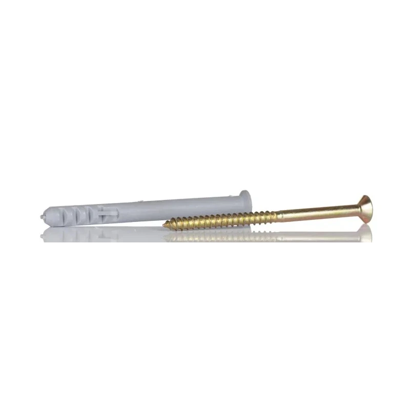 RS PRO Nylon Frame Fixing for Concrete and Masonry 8 mm Drill Diameter, 80 mm Length, Maximum Fixing Thickness 40 mm 275-765