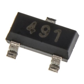 DiodesZetex Transistor 1 A NPN 60 V 3-Pin SOT-23 Surface Mount FMMT491TA