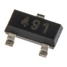 DiodesZetex Transistor 1 A NPN 60 V 3-Pin SOT-23 Surface Mount FMMT491TA