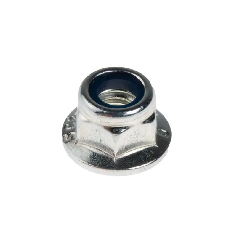 RS PRO Bright Zinc Steel Nylon Insert Locknut M5, DIN 6926 275-608