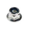 RS PRO Bright Zinc Steel Nylon Insert Locknut M5, DIN 6926 275-608