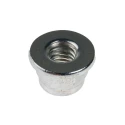 RS PRO Bright Zinc Steel Nylon Insert Locknut M5, DIN 6926 275-608
