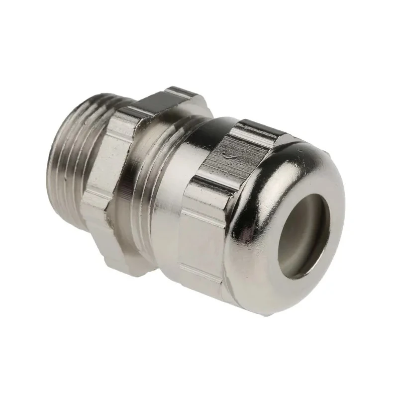 ABB Metallic Nickel Plated Brass Cable Gland, M20 Thread, 7 mm Min., 11 mm Max., IP68 264-7336