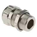 ABB Metallic Nickel Plated Brass Cable Gland, M20 Thread, 7 mm Min., 11 mm Max., IP68 264-7336