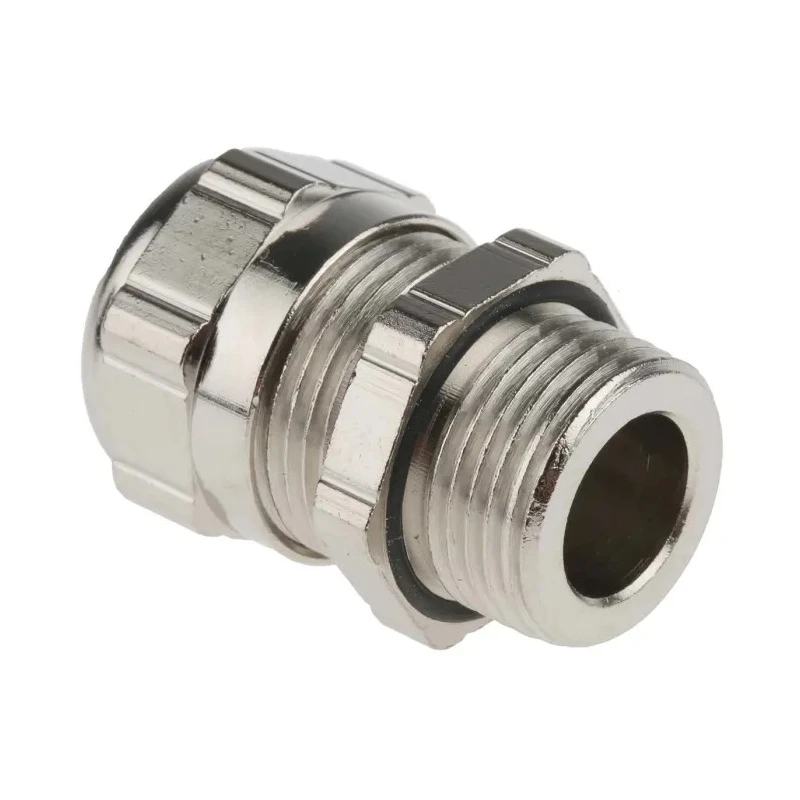 ABB Metallic Nickel Plated Brass Cable Gland, M20 Thread, 7 mm Min., 11 mm Max., IP68 264-7336
