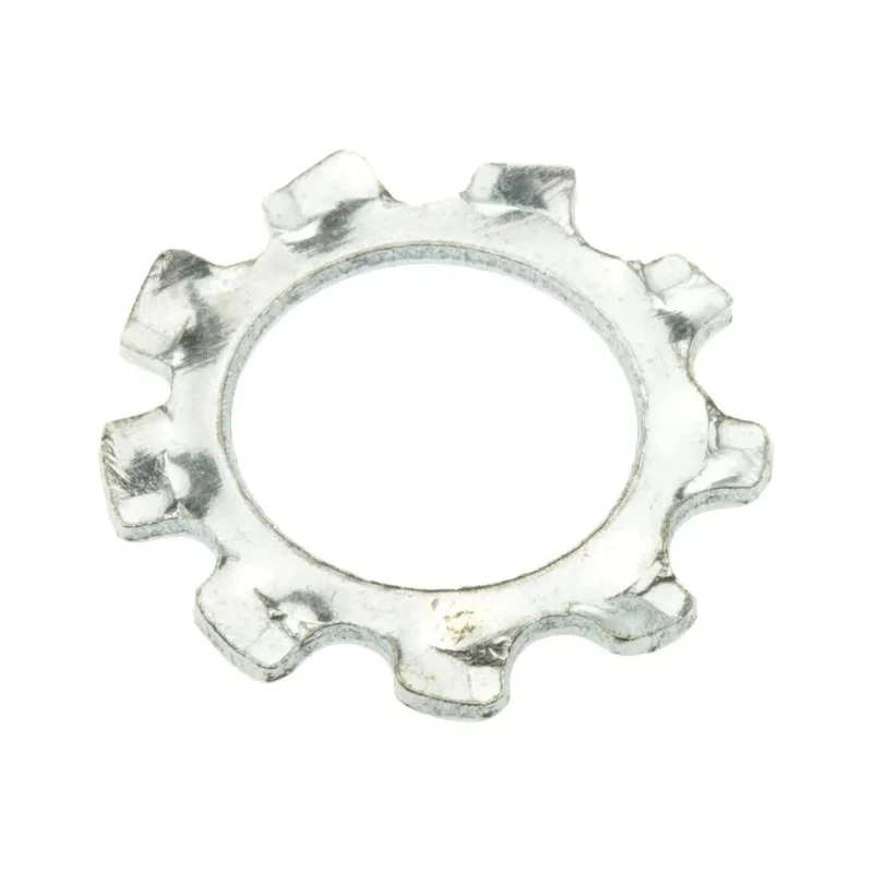 RS PRO Steel Bright Zinc External Tooth Locking Washer, M10, DIN 6797A 276-904
