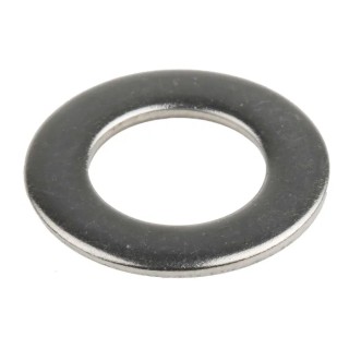RS PRO Stainless Steel Plain Washers, M16 Compatible Screw/Bolt Size, BS 4320B Standard, 30mm External Diameter 275-715