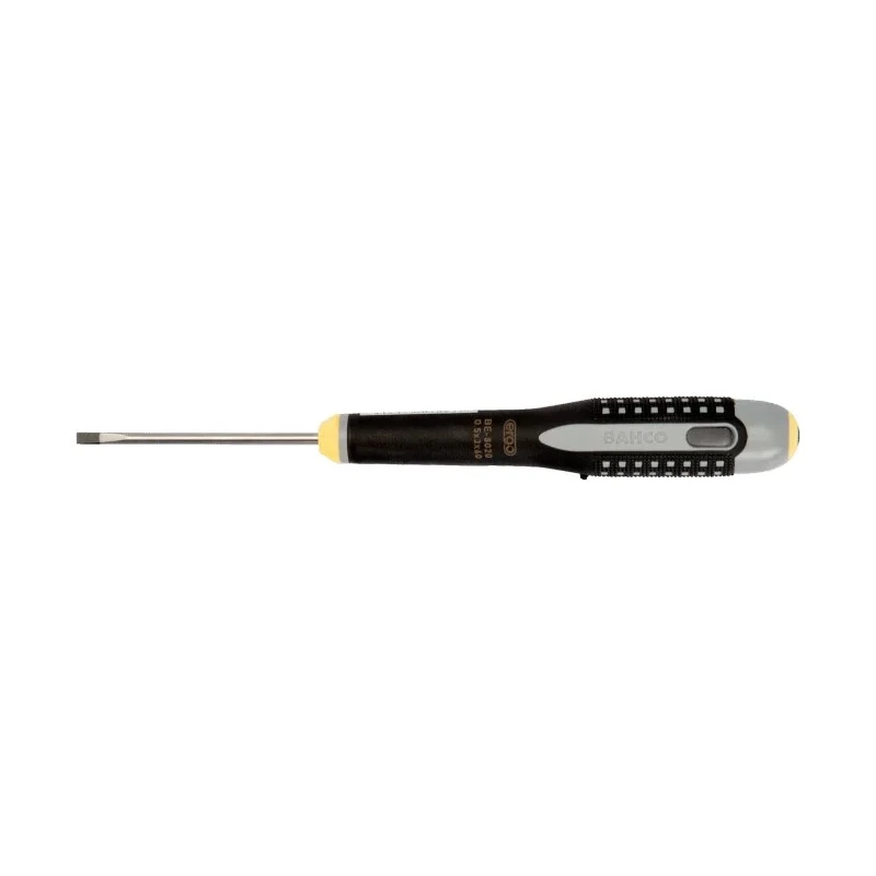 Bahco Standard Slotted Screwdriver, Insulated, 60 mm Blade, 163 mm Overall Length BE-8020