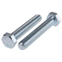 RS PRO Bright Zinc Steel Hex Bolt M12 x 70 mm Grade 8.8 DIN 933 276-229