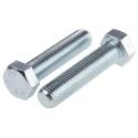 RS PRO Bright Zinc Steel Hex Bolt M16 x 70 mm Grade 8.8 DIN 933 276-308