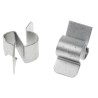 RS PRO Girder Cable Clip Stainless Steel Passivated Zinc Plated 4 mm 277-092