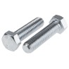 RS PRO Bright Zinc Steel Hex Bolt M20 x 80 mm, Grade 8.8, DIN 933 276-364