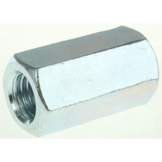 RS PRO 36 mm Bright Zinc Steel Coupling Nut M12 276-550