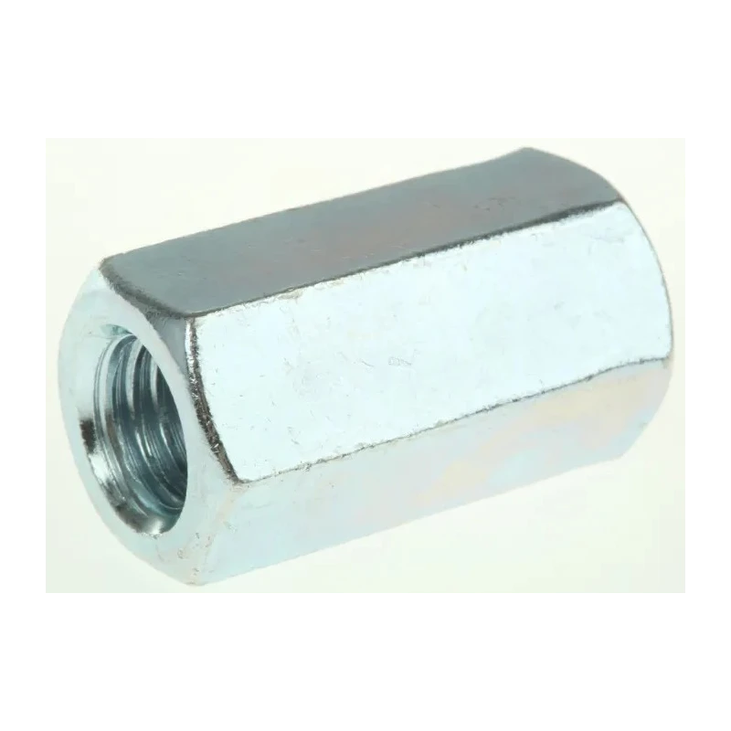 RS PRO 36 mm Bright Zinc Steel Coupling Nut M12 276-550