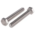 RS PRO Plain Stainless Steel Hex Bolt M12 x 80 mm DIN 933 276-617