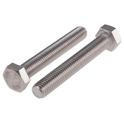 RS PRO Plain Stainless Steel Hex Bolt M12 x 80 mm DIN 933 276-617