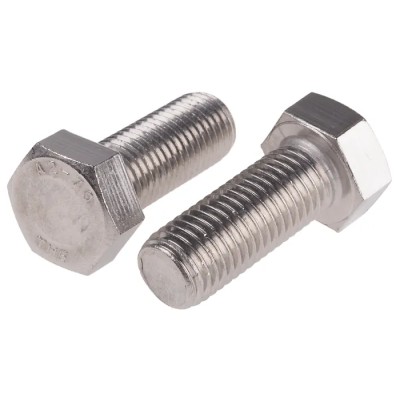 RS PRO Stainless Steel Hex Bolt M20 x 50 mm, DIN 933, A2 Type 304, Corrosion Resistant 276-718