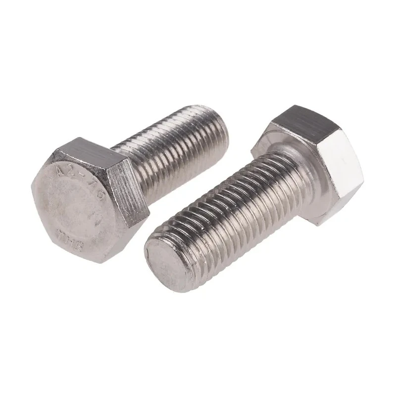 RS PRO Stainless Steel Hex Bolt M20 x 50 mm, DIN 933, A2 Type 304, Corrosion Resistant 276-718