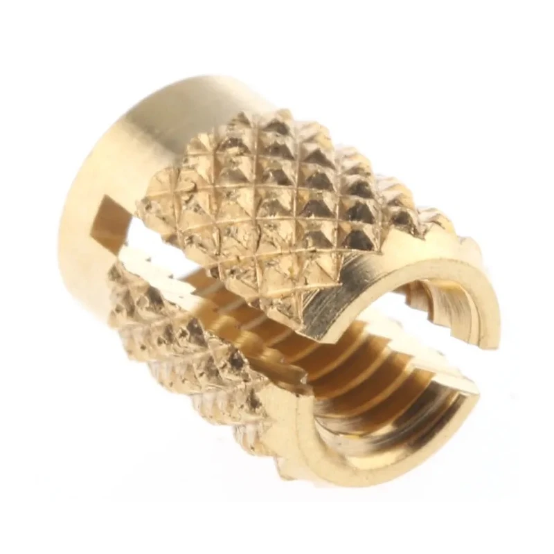 RS PRO Flush Brass Threaded Insert M3.5, Diameter 4.8 mm Fixing Hole, Depth 6.35 mm 278-540