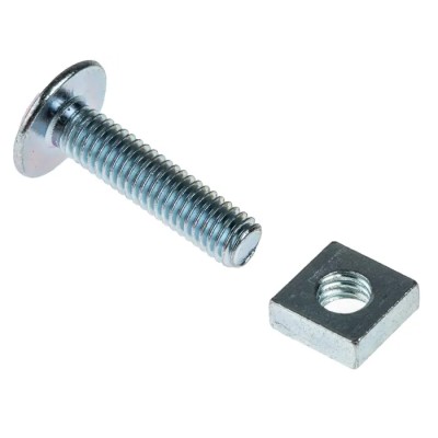 RS PRO Bright Zinc Steel Roofing Bolt M6 x 25 mm, Grade 4.8, Phillips Drive 277-632