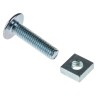 RS PRO Bright Zinc Steel Roofing Bolt M6 x 25 mm, Grade 4.8, Phillips Drive 277-632