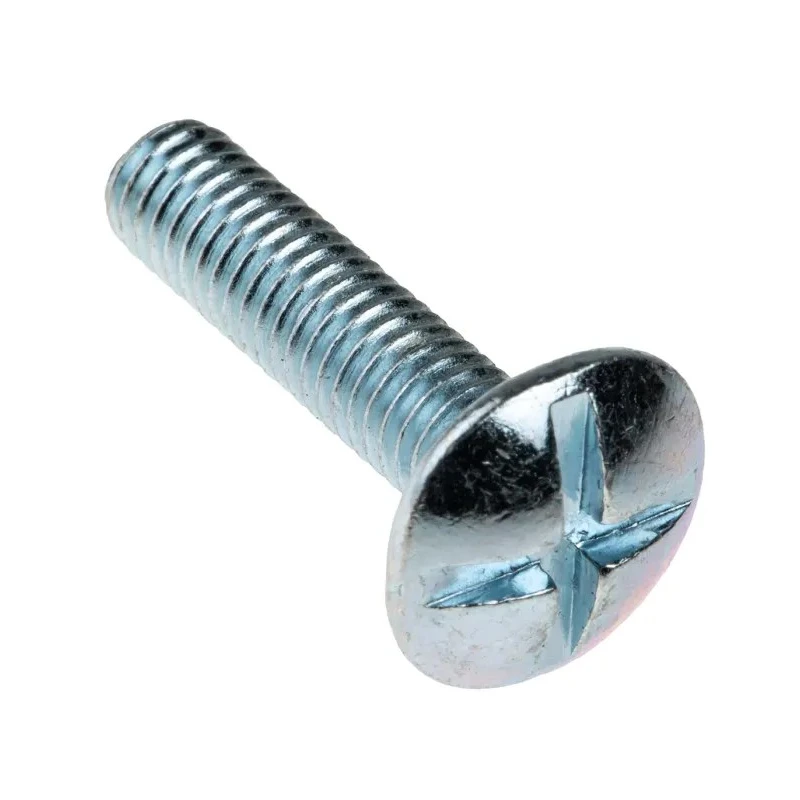 RS PRO Bright Zinc Steel Roofing Bolt M6 x 25 mm, Grade 4.8, Phillips Drive 277-632