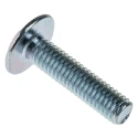 RS PRO Bright Zinc Steel Roofing Bolt M6 x 25 mm, Grade 4.8, Phillips Drive 277-632