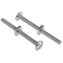 RS PRO Bright Zinc Steel Roofing Bolt Length 70mm Grade 4.8 Phillips Drive M6 Thread 277-676