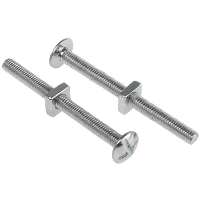 RS PRO Bright Zinc Steel Roofing Bolt Length 70mm Grade 4.8 Phillips Drive M6 Thread 277-676