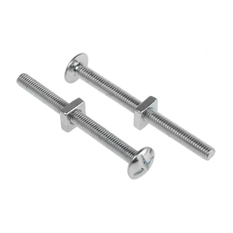 RS PRO Bright Zinc Steel Roofing Bolt Length 70mm Grade 4.8 Phillips Drive M6 Thread 277-676