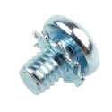 RS PRO 6 mm Bright Zinc Steel Pan Head Sems Screw with Spring Washer 278-685
