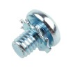 RS PRO 6 mm Bright Zinc Steel Pan Head Sems Screw with Spring Washer 278-685