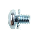 RS PRO 6 mm Bright Zinc Steel Pan Head Sems Screw with Spring Washer 278-685