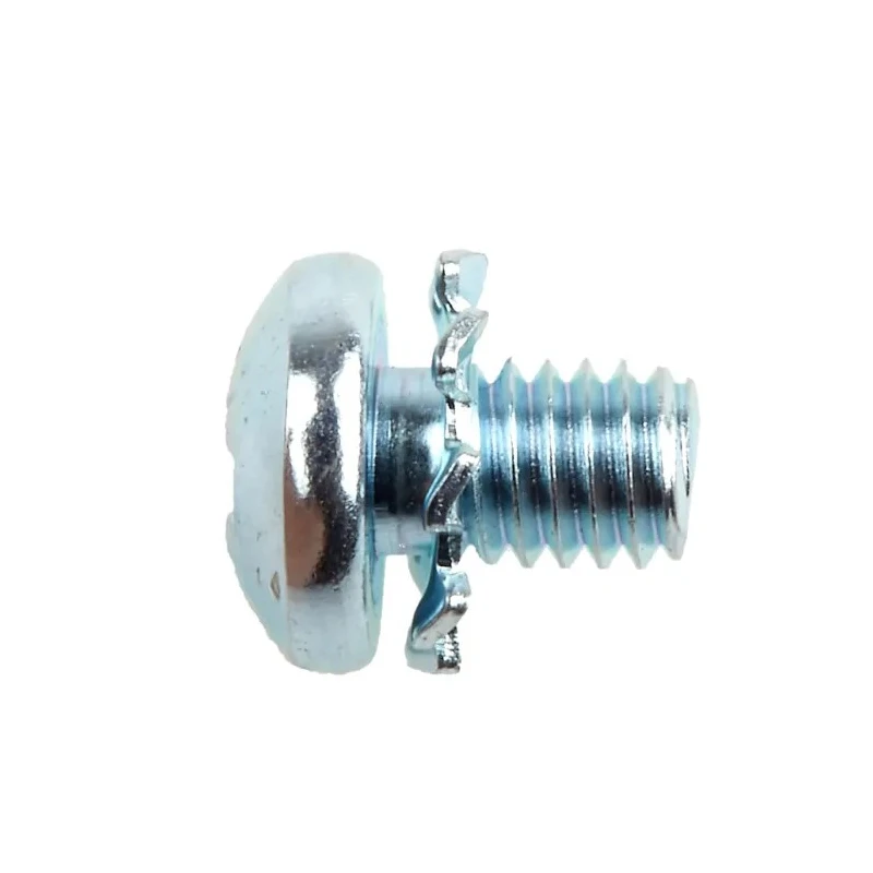 RS PRO 6 mm Bright Zinc Steel Pan Head Sems Screw with Spring Washer 278-685