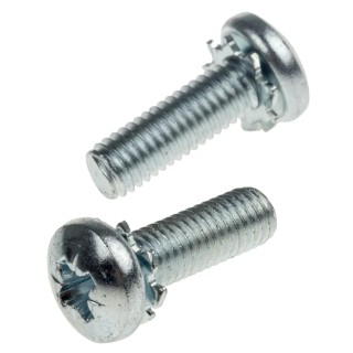 RS PRO M5 x 16 mm Bright Zinc Steel Pan Head Sems Screw with Spring Washer 278-742