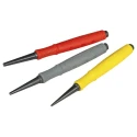 Stanley 3-Piece Pin Punch Set, Steel, 2.4mm Shank Diameter, 571.5mm Overall Length 0-58-930