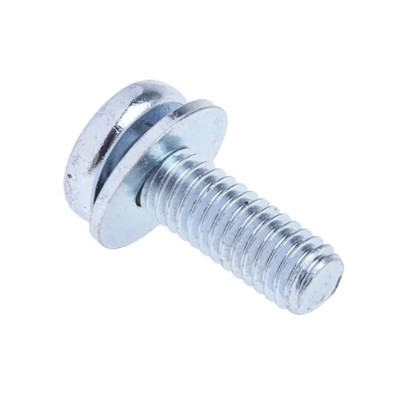 RS PRO Pan Head M4 x 12 mm Bright Zinc Steel Pozidriv SEMS Screw with Plain Washer 278-871