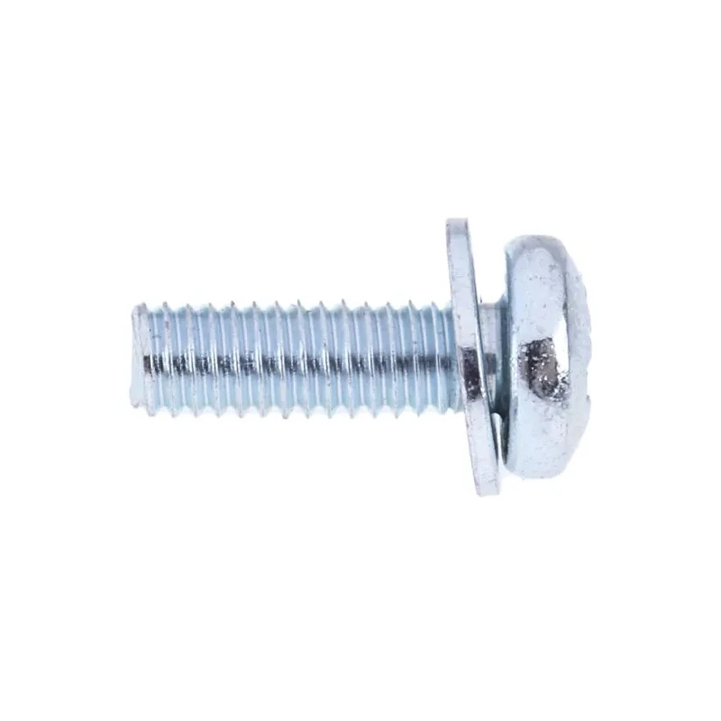 RS PRO Pan Head M4 x 12 mm Bright Zinc Steel Pozidriv SEMS Screw with Plain Washer 278-871