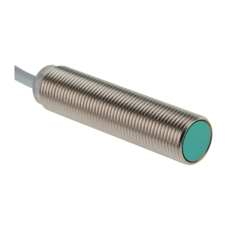 Pepperl + Fuchs Threaded Barrel Inductive Proximity Sensor M12 x 1, NPN Output, 36 V DC 200mA, 4 mm NBB4-12GM50-E0