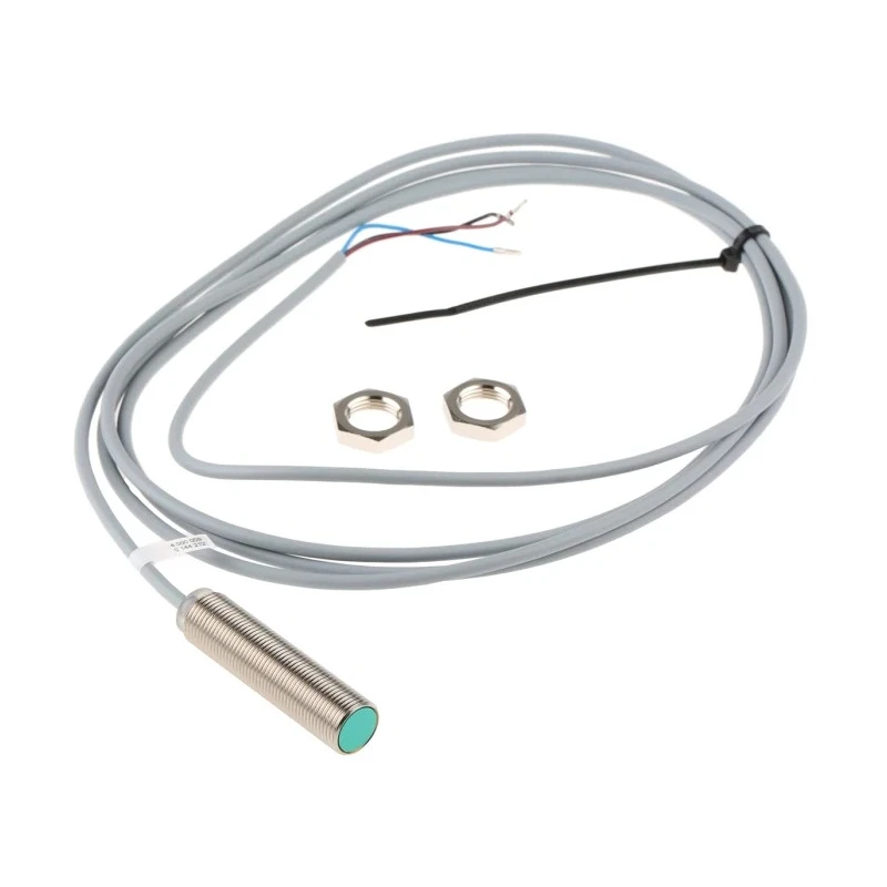 Pepperl + Fuchs Threaded Barrel Inductive Proximity Sensor M12 x 1, NPN Output, 36 V DC 200mA, 4 mm NBB4-12GM50-E0
