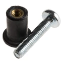 RawlPlug Rawlnut Multipurpose Flexi Wall Plug with Metal Screw Threaded Insert R-RNT-M4X20