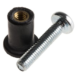 RawlPlug Rawlnut Multipurpose Flexi Wall Plug with Metal Screw Threaded Insert R-RNT-M4X20