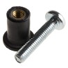 RawlPlug Rawlnut Multipurpose Flexi Wall Plug with Metal Screw Threaded Insert R-RNT-M4X20