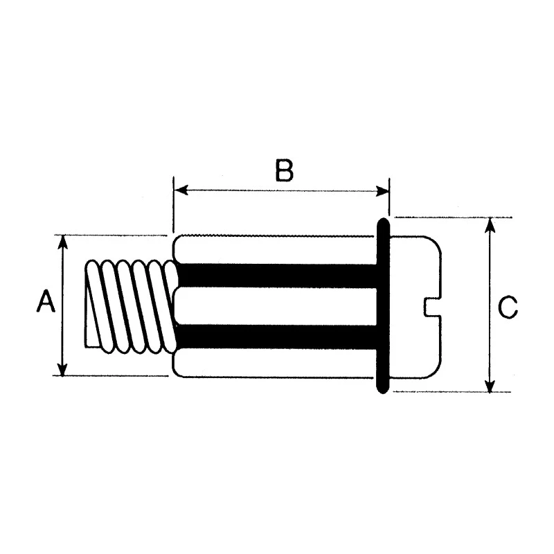 RawlPlug Rawlnut Multipurpose Flexi Wall Plug with Metal Screw Threaded Insert R-RNT-M4X20