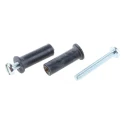 RawlPlug Rawlnut Multipurpose Flexi Wall Plug with Screw, Synthetic Rubber with Metal Insert R-RNT-M4X30