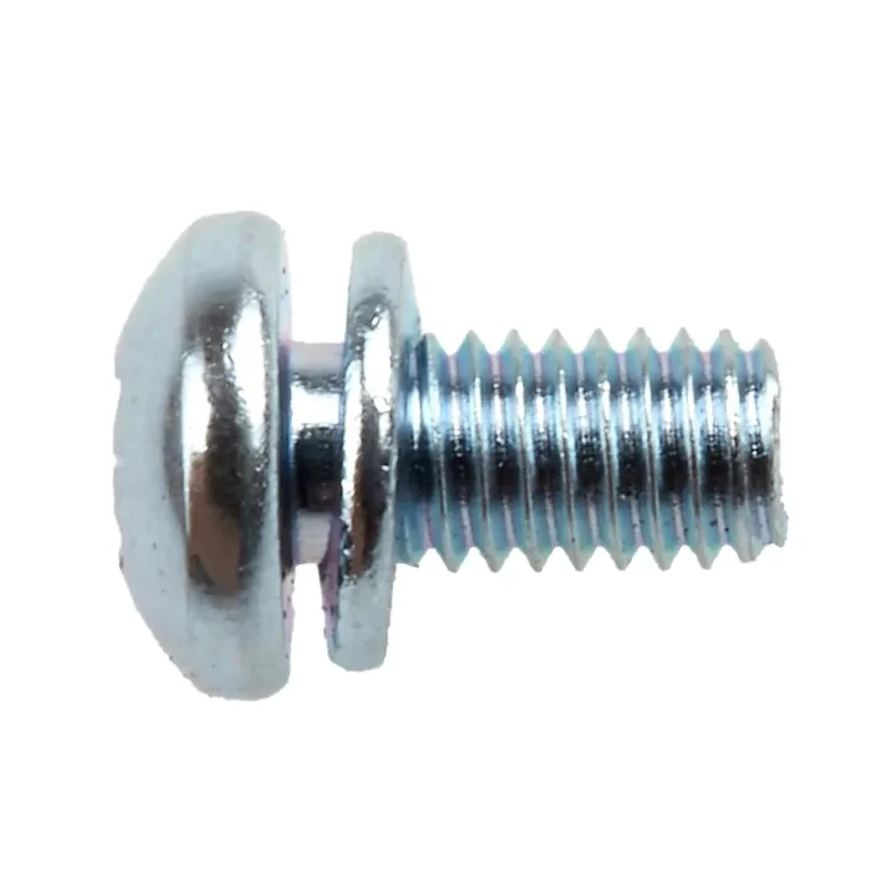 RS PRO 16 mm Bright Zinc Steel Pan Head Sems Screw with Spring Washer 279-149