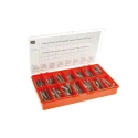 RS PRO Alloy Steel Compression Spring Kit 140 Springs, Maximum Length 69.8mm, Minimum Diameter 6mm, Model 280-133