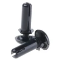 Essentra Nylon Snap Rivet, 3 mm Diameter, 9 mm Length, Nylon Body, Plain Finish SR-3080B