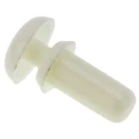 Essentra Nylon Snap Rivet 2.6 mm Diameter, 6.1 mm Length, Nylon Body, RoHS Compliant SR2655W