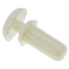 Essentra Nylon Snap Rivet 2.6 mm Diameter, 6.1 mm Length, Nylon Body, RoHS Compliant SR2655W